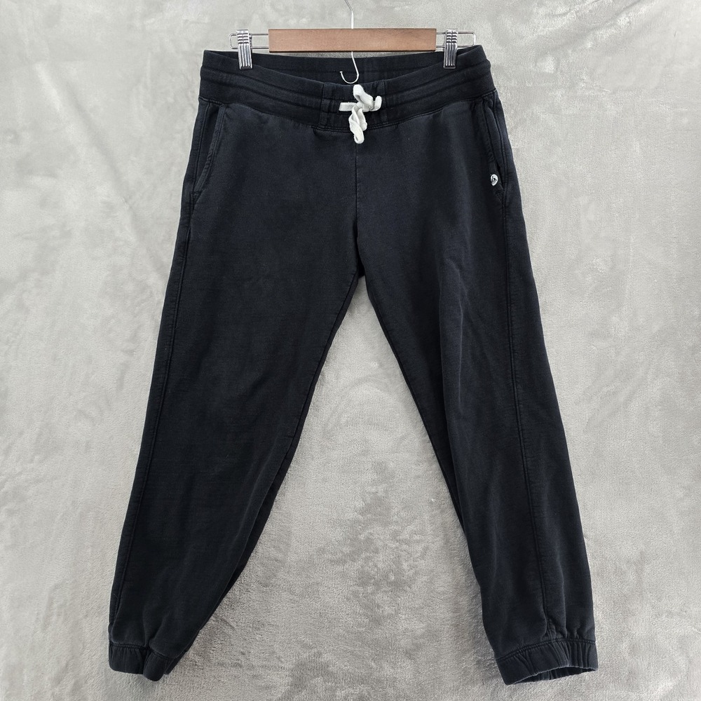 American Giant Size M Cropped Jogger Black